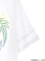 「うる星やつら ネオンプリント Tシャツ」袖口