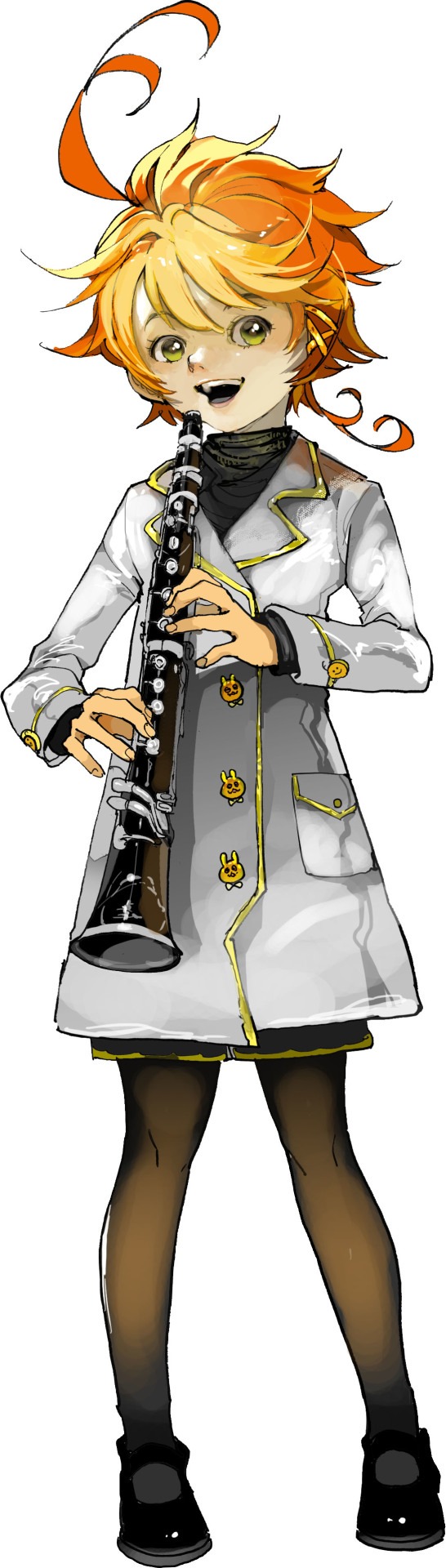 「約束のネバーランド」の描き下ろしイラスト。(c)白井カイウ・出水ぽすか／集英社