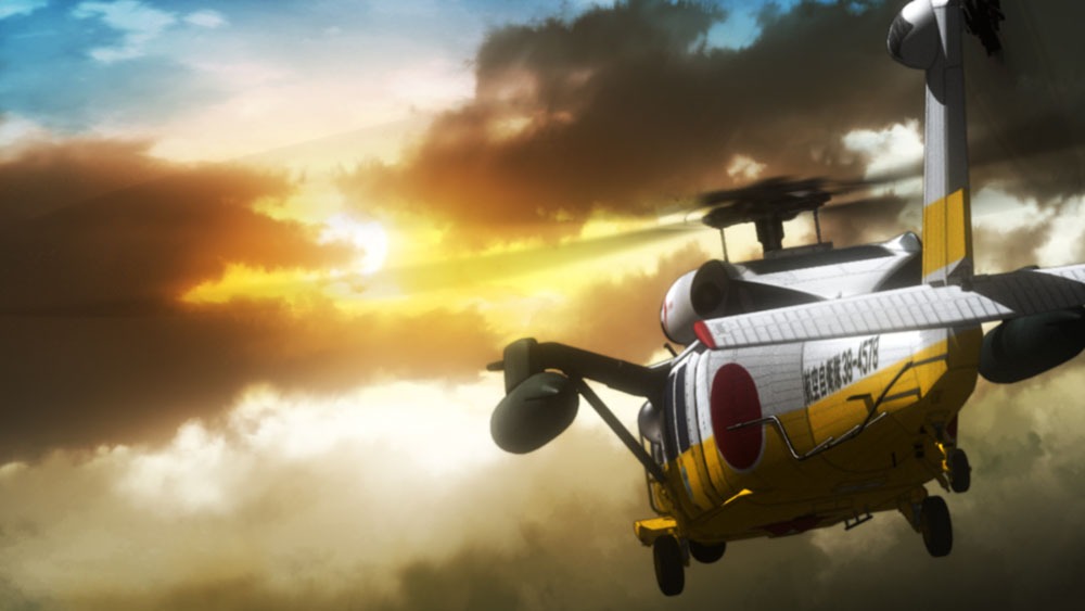 アニメ「よみがえる空-RESCUE WINGS-」より。