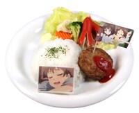「みんなでもみもみして作ったハンバーグプレート」