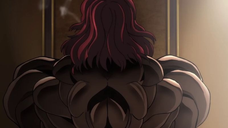 アニメ「バキ」PVより。
