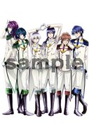 劇場アニメ「K SEVEN STORIES」より、エピソード6「Circle Vision ～Nameless Song～」の鑑賞券に用いられる描き下ろしイラスト。