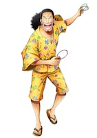 ウソップの描き下ろしイラスト。