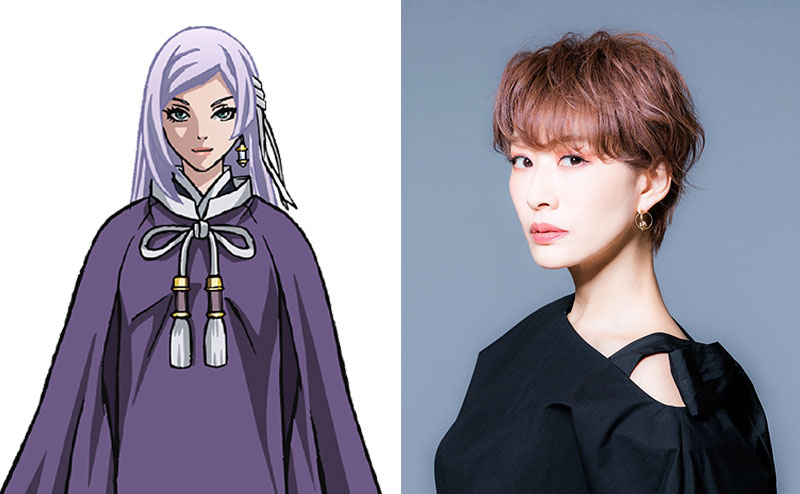 星明のキャラクタービジュアルと朴ろ美。