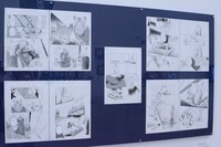 「BEASTARS」の展示コーナー。