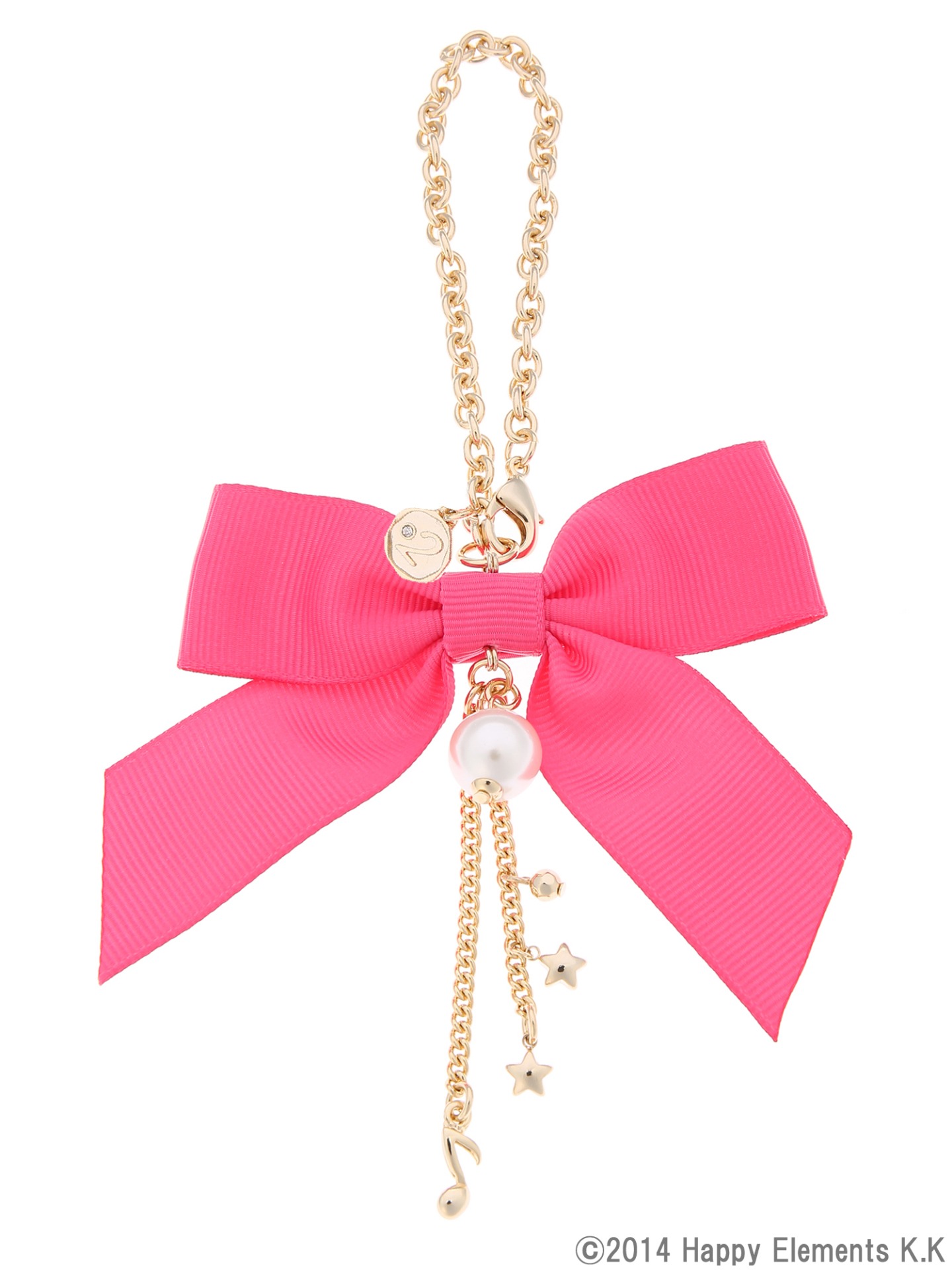 2winkモデルのバッグチャーム。