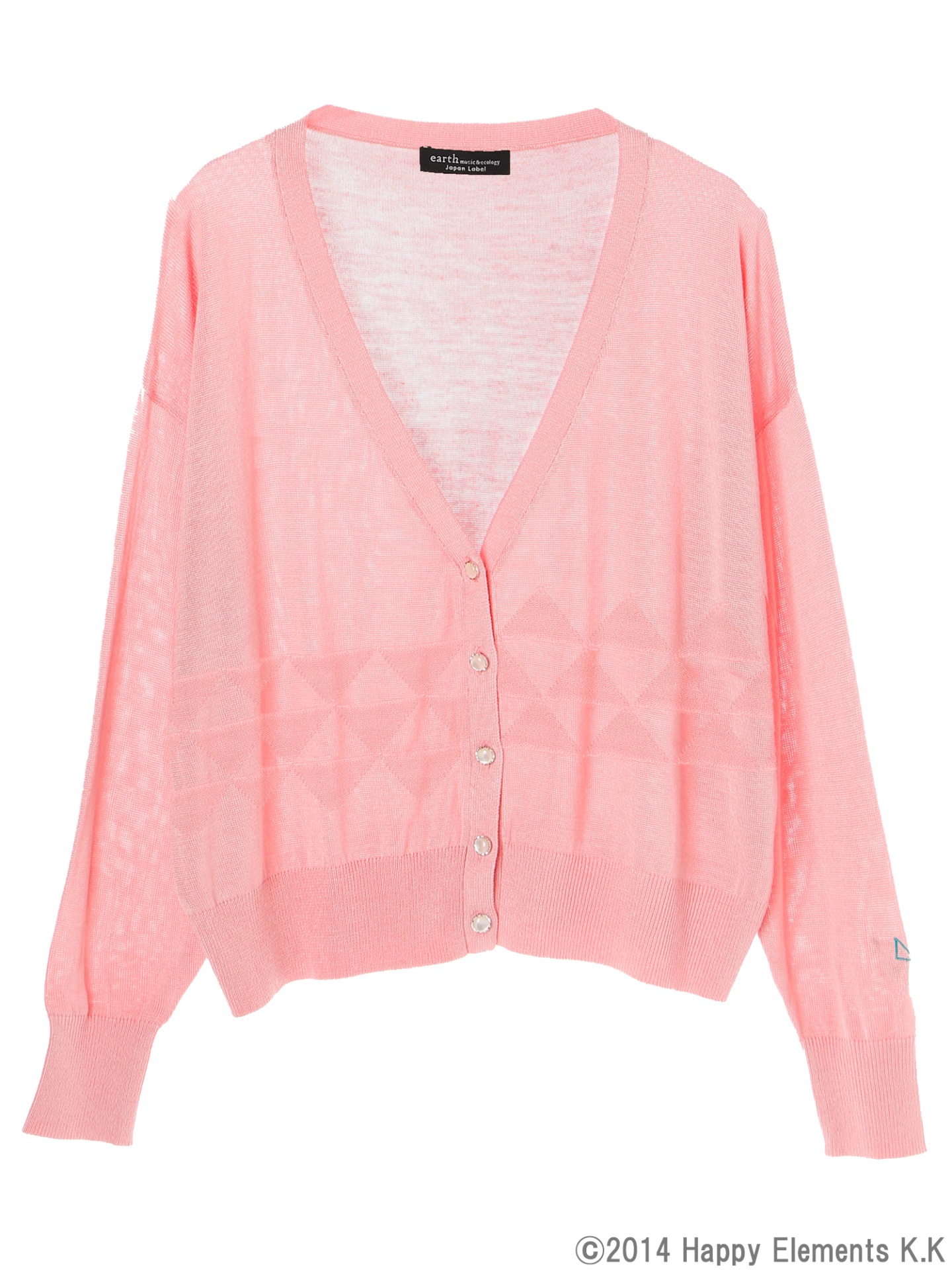 2winkモデルのカーディガン。