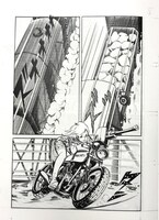 「ワイルド7 1973-74 地獄の神話 ［生原稿ver.］」下巻より、新たに発掘された1ページの前後となるシーン。