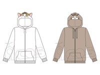 「研磨ネコパーカー」と「木兎フクロウパーカー」。