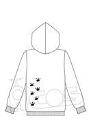 「研磨ネコパーカー」