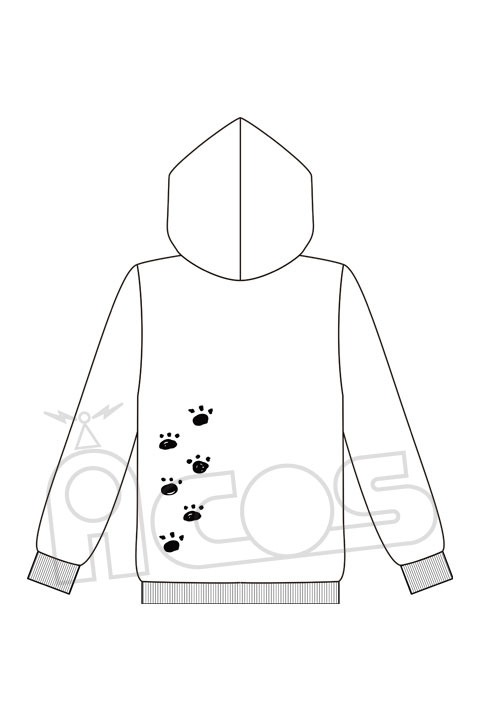 「研磨ネコパーカー」