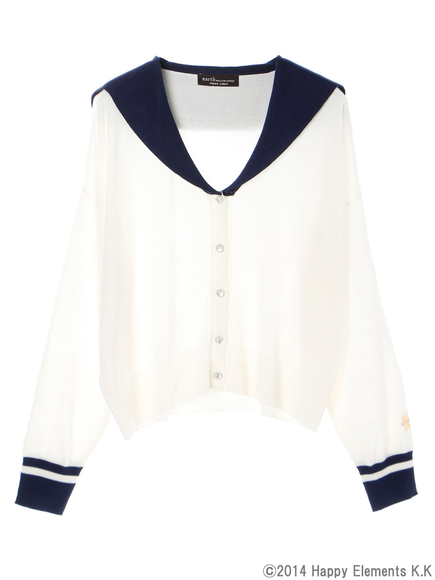 Ra*bitsモデルのカーディガン。