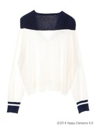 Ra*bitsモデルのカーディガン。