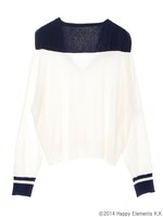 Ra*bitsモデルのカーディガン。