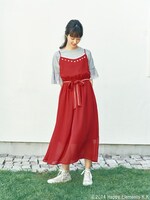 流星隊モデルのワンピース着用例。