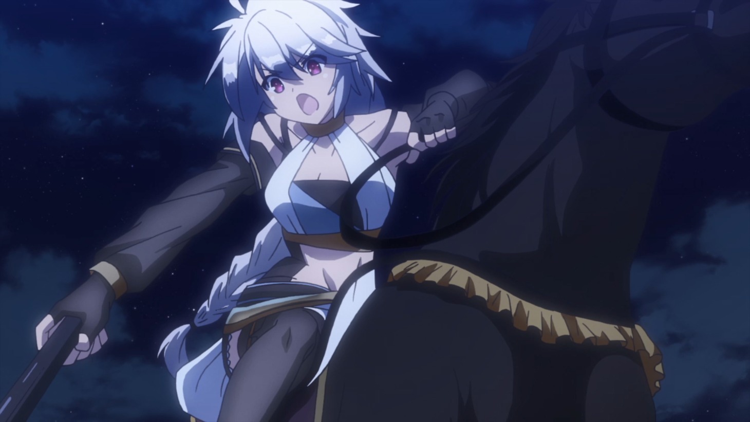 アニメ「百錬の覇王と聖約の戦乙女」PV第2弾より、ジークルーネ（CV：伊達朱里紗）。