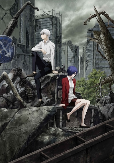 テレビアニメ「東京喰種トーキョーグール:re」第2期のティザービジュアル。(c)石田スイ/集英社・東京喰種:re製作委員会