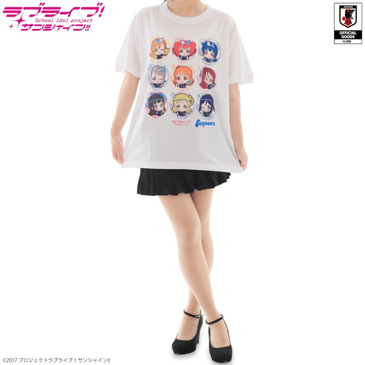 「ラブライブ！サンシャイン!! Tシャツ サッカー日本代表ver.」（4000円）