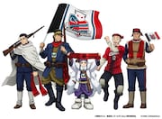 ゴールデンカムイ×コンサドーレ、白石、尾形、谷垣登場の新ビジュアル