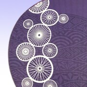 京都伏見バージョンの房州うちわ。