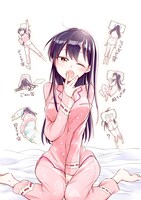 「佐伯さんは眠ってる」イラスト。