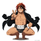 火ノ丸相撲×わんぱく相撲のビジュアル、火ノ丸が「わんぱくピース」で応援