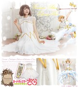 オープニングの白いドレスをイメージしたワンピース。