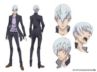 石田三成（CV：関智一）のキャラクター設定画。