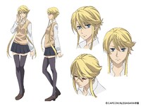 かすが（CV：桑谷夏子）のキャラクター設定画。