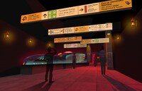 「未来の東京駅と黒い新幹線」展示イメージ。