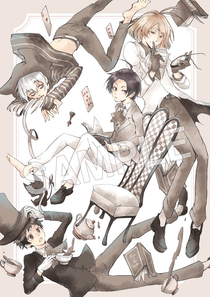 田中ストライク描き下ろしイラストを用いたスリーブケース（表）。