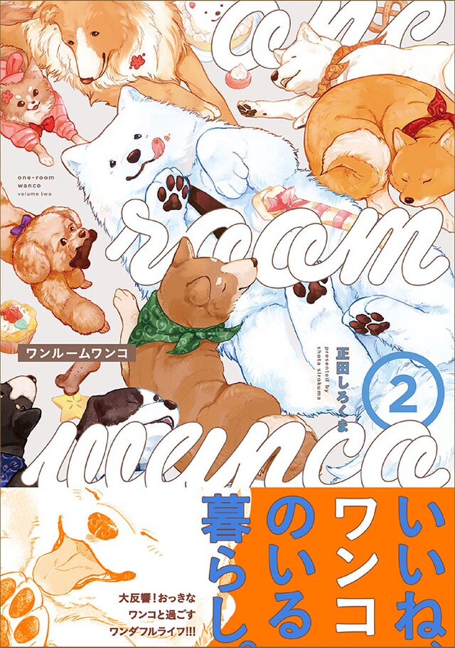 「ワンルームワンコ」2巻（帯付き）