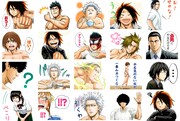ダチ高メンバーが勢揃い「火ノ丸相撲」がLINEスタンプに