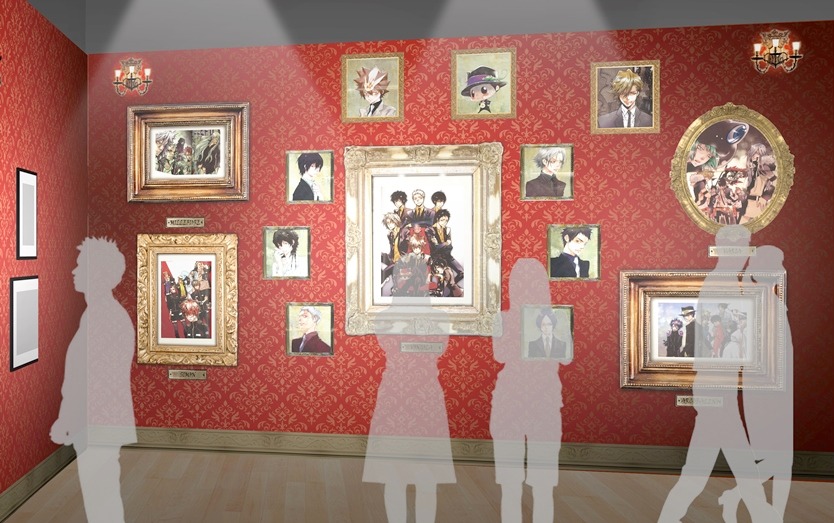 「家庭教師ヒットマンREBORN!」の展示空間イメージ。(c)天野明／集英社