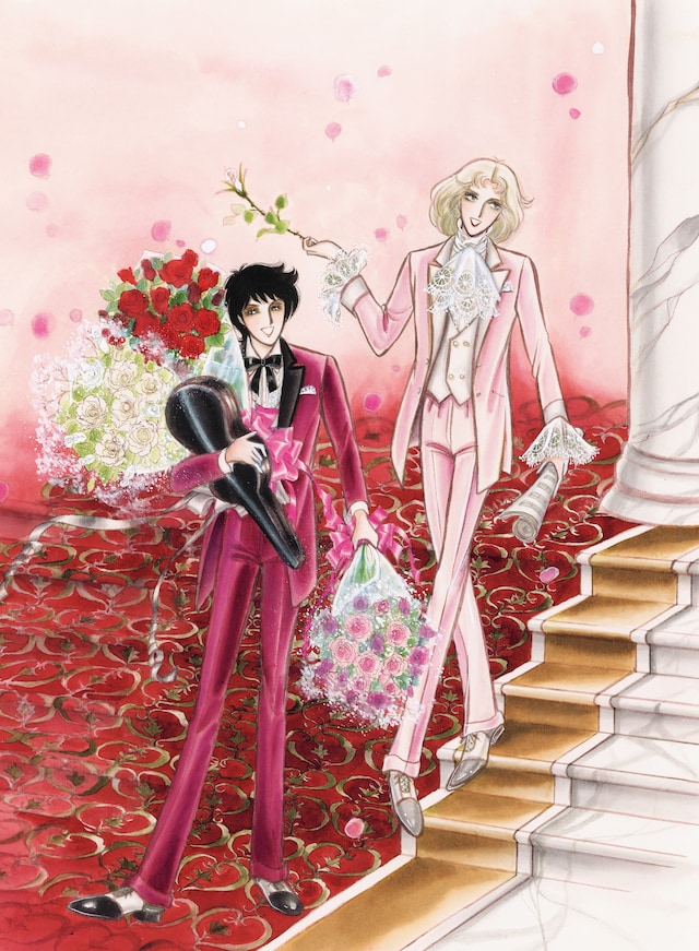 「木原敏江 原画展『総特集 木原敏江 ～エレガンスの女王～』出版記念」イラスト(c)木原敏江