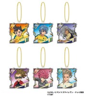 先行販売商品の「キラキラアクリルキーチェーンコレクション」全6種。