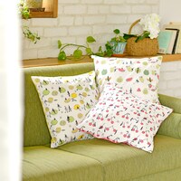 クッションカバー使用例。