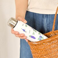 ステンレスボトルの使用例。