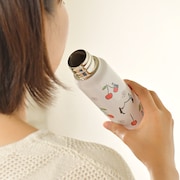 ステンレスボトルの使用例。