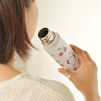 ステンレスボトルの使用例。