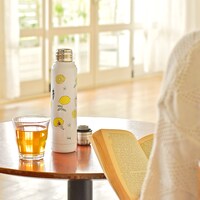 ステンレスボトルの使用例。