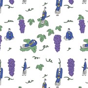 三日月宗近とぶどう