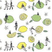 髭切・膝丸とレモン＆ライム