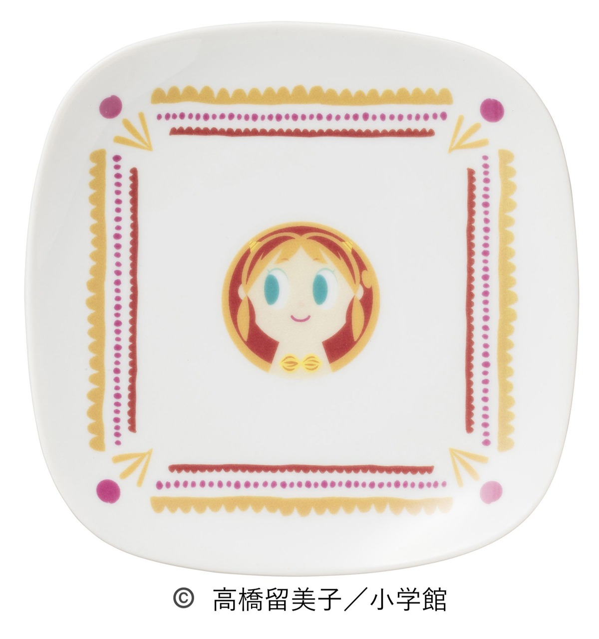 オリジナルグッズの皿。