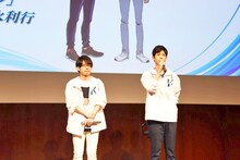 左から豊永利行、大塚剛央。