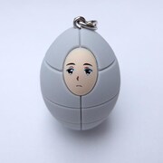 「『ヒナまつり』『転送装置』立体ラバーキーホルダー ヒナ」