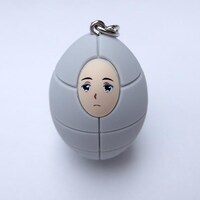 「『ヒナまつり』『転送装置』立体ラバーキーホルダー ヒナ」