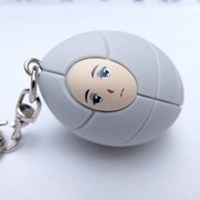 「『ヒナまつり』『転送装置』立体ラバーキーホルダー ヒナ」