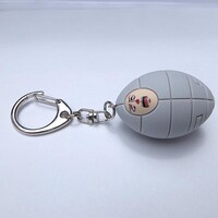 「『ヒナまつり』『転送装置』立体ラバーキーホルダー 新田」