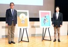 左から荒木飛呂彦。